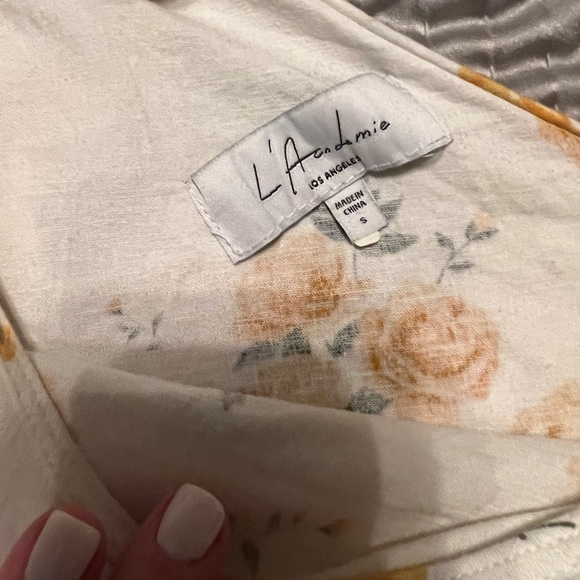 L'Academie Seberg Ruffle Floral Top Small - Picture 7 of 8